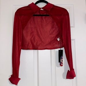 Laura Byrnes/Pinup Girl Red Bolero